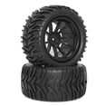 thumbnail image 1 of Rc Tires 1/10 Truck Tires and Wheels Remote Control Tires Red, 1 of 5