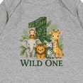 thumbnail image 3 of Inktastic Wild One 1st Birthday Safari Animals Baby Romper Coveralls, 3 of 4