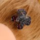 thumbnail image 4 of EeaseMX 2 horquillas con forma de mariposa y diamantes de imitación para el pelo, accesorios para el pelo de cristal., 4 of 7