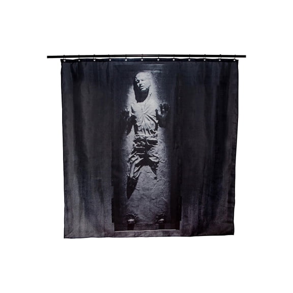 Star Wars Han Solo In Carbonite Shower Curtain | 71 x 71 Inches