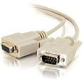 thumbnail image 3 of C2G - Serial extension cable - DB-9 (M) to DB-9 (F) - 10 ft - molded, thumbscrews - beige, 3 of 8