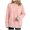 D3-Pink, variant on CAUYDY Women's Crewneck Sweatshirt Layered Hem Pullover Top with Ribbed Cuffs Slouchy Street Style Sweatshirts Pink Sizes L