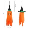 thumbnail image 2 of Halloween Pumpkin Pendant Ghost Pendant Little Hanging Ghost Witch Hat Pendant(2Pcs), 2 of 4