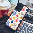 thumbnail image 4 of Estuche exclusivo para teléfono plateado mate de doble capa con gráficos divertidos para iPhone 15 Pro Max 14 13 12 Pro 11: ¡protección confiable!, 4 of 4