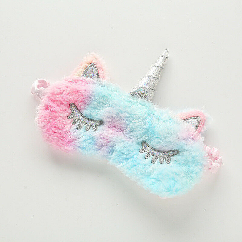 Magik Unicorn Eye Mask Soft Plush Sleep Masks Home Sleeping Blindfold Traveling