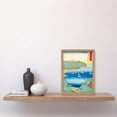thumbnail image 2 of Kominato, Uchiura Awa Province Utagawa Hiroshige Japanese Woodblock Artwork Framed Wall Art Print A4, 2 of 4