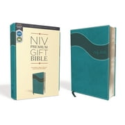 Niv, Premium Gift Bible, Leathersoft, Blue, Red Letter Edition, Comfort Print (Other)