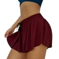 thumbnail image 5 of Dream Lifestyle Women Shorts Wear-resistant Elastic Drawstring Flowy Biker Shorts Butt Scrunch Skirt for Yoga, 5 of 8