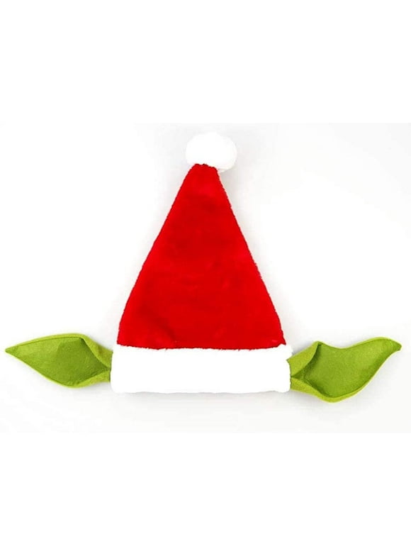 Star Wars Yoda Christmas Santa Hat with Ears 16"