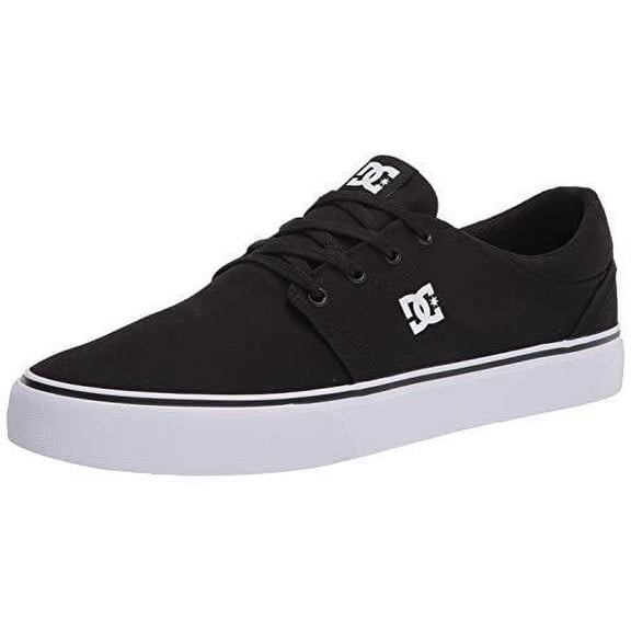DC Men's Trase Tx Skate Shoe BLACK/WHITE