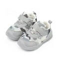 thumbnail image 2 of Otqutp Children Sneakers Boys and Girls Children Sneakers Breathable Hook Loop Non Slip Soft Sole Sneakers for 0 to 24Months, 2 of 8