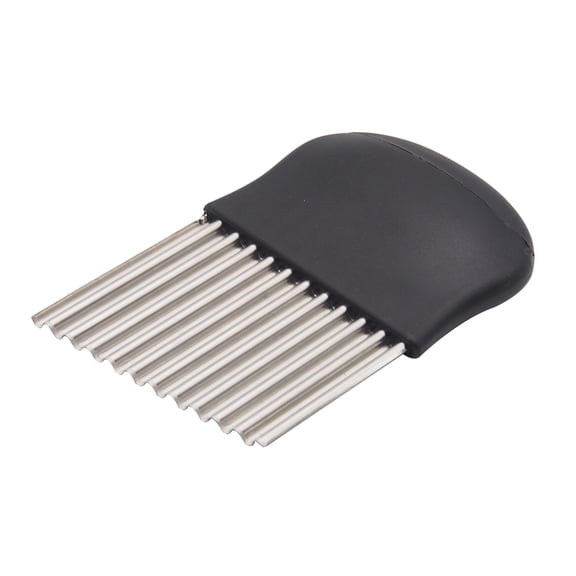 Mobutofu Stainless Steel Potato Slicer for Home and Store Black