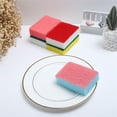 thumbnail image 2 of Uxcell Household Sponge Bowl Dish Wash Cleaning Pad Assorted Color 5 Pack, 2 of 7