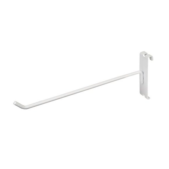 WTE-H10 10 in. Grid Hook, White - Semigloss