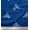 Blue, variant on Soimoi Modal Satin Fabric Bird Block Print Fabric by The Yard 42 Inch Wide