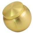 thumbnail image 3 of 1Pc Pure Copper Powder Pot Mini Tea Caddy Ointment Cans Tank-Shaped Can, 3 of 10