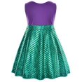 thumbnail image 5 of Camiseta interior sirena vestidos pequeños lindos niñas vestidos para niños ropa para niños, 5 of 5