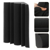 OFFIGAM 4-Pack Black Acoustic Wall Panels Sound Absorbing Tiles for Noise Reduction and Soundproofing