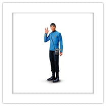 Gallery Pops Star Trek - Spock Vulcan Salute Wall Art, White Framed Version, 12" x 12"