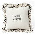 thumbnail image 2 of 14x14 Inch Cute Scalloped Throw Pillow Boho Decorative Pillow Soft Sofa Cushion for Couch Living Room Indoor Outdoor Decoration, 2 of 9