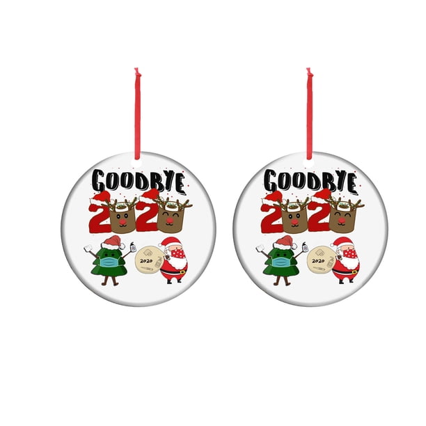 Ganfancp Personaliza Adornos Colgantes para Decoración Navideña Ofertas Flash Liquidación 2X Colgantes de Navidad