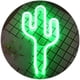 thumbnail image 2 of Lámpara decorativa LED de neón con forma de cactus, luz nocturna, lámpara de arte de vacaciones (B), 2 of 5