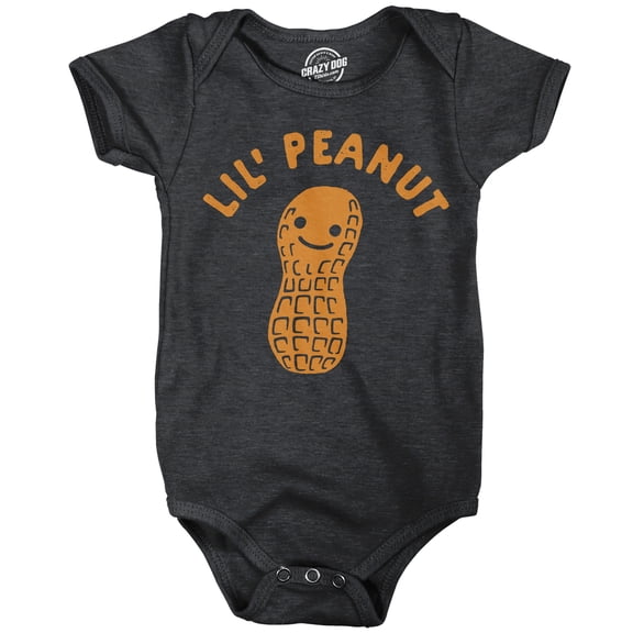 Lil Peanut Baby Bodysuit Funny Cute Peanuts Jumper For Infants