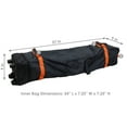 thumbnail image 5 of Sunnydaze 54" x 7.25" x 7.25" Black Solid Rolling Pop-Up Canopy Carrying Bag, 5 of 8