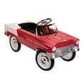thumbnail image 3 of Retro Tri-Five 1955 Chevy Steel Metal Pedal Car, Red, 3 of 7