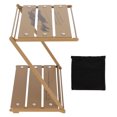thumbnail image 1 of Mesa de camping portátil de aluminio de doble cubierta, duradera, con diseño plegable para exteriores, para senderismo y picnics, 1 of 8