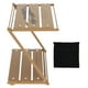 thumbnail image 1 of Mesa de camping portátil de aluminio de doble cubierta, duradera, con diseño plegable para exteriores, para senderismo y picnics, 1 of 8