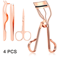 thumbnail image 2 of Kits de maquillaje para pestañas, juego de 4 piezas (rizadores de pestañas, pincel para extensiones de pestañas, pinzas para cejas, tijeras), efecto de rizado perfecto en 8 segundos, 2 of 8