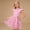 AB13 Pink, variant on Tisuna Girls Summer Floral Short Sleeve Dress Tutu Party Gown With Puffy Skirt For Toddler Kids Breathable Cozy Casual Playwear Dress Pink Size 2-3 Years