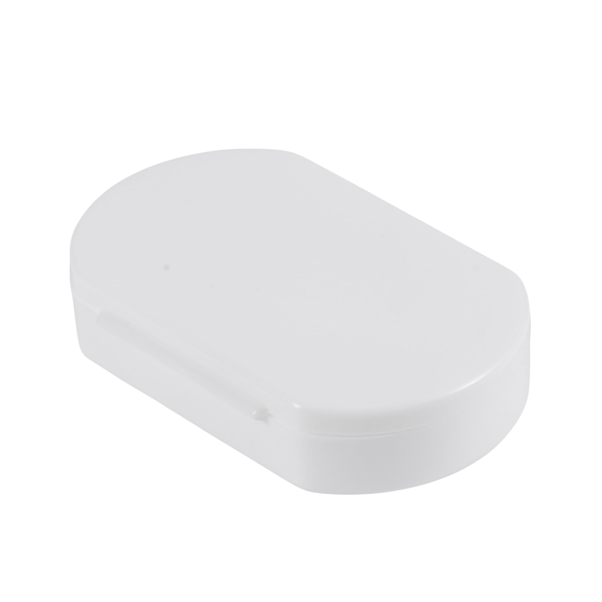 Unique Bargains Durable 3 Compartments Pill Case for Travel 1 Pc White