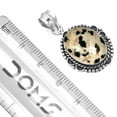 thumbnail image 2 of Natural Dalmatian Pendant 925 Sterling Silver Handmade Jewelry, 2 of 4