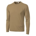 thumbnail image 5 of Mens Long Sleeve PosiCharge Competitor Polyester Tee Shirt Coyote Brown 4XL, 5 of 8