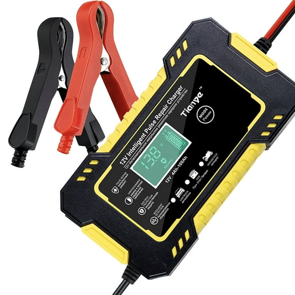 Battery Charger Automotive Smart Car Battery Charger, 12V/6A Smart Automatic Battery Charger Automotive for Car