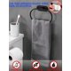 thumbnail image 4 of Self Adhesive Towels Rack Bathroom Towel Ring Holder Black Dishcloth Holder Without Drilling Stainless Steel Hanger Foot Handkerchief Towel Stand WC A, 4 of 4