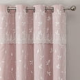 thumbnail image 3 of XmhyTop Shades - curtains Grommet Top, Pink 132*214cm 1 slice , Light Filtering Sun Blocking Drapes for Living Room Bedroom, Premium Polyester Window Curtains, 3 of 5
