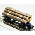thumbnail image 5 of M.T.H. Electric Trains MTH Premier Chesapeake & Ohio Skeleton FLATCAR w/LOGS O Gauge 20-92334 (147), 5 of 8