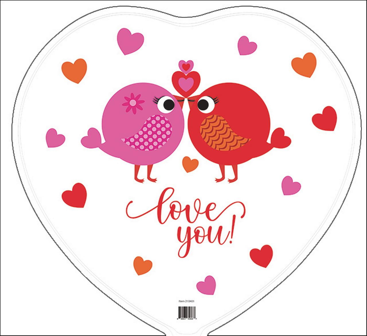 Harnel 18" Love Mylar Balloons Pack of 10 for Anniversary, Valentine