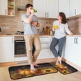thumbnail image 6 of Autumn Witch Pumpkin Kitchen Rugs 2 Pieces, Harvest Season Floor Mat Room Area Rug Washable Carpet Perfect for Living Room Bedroom Entryway Carpet Runner, 6 of 7