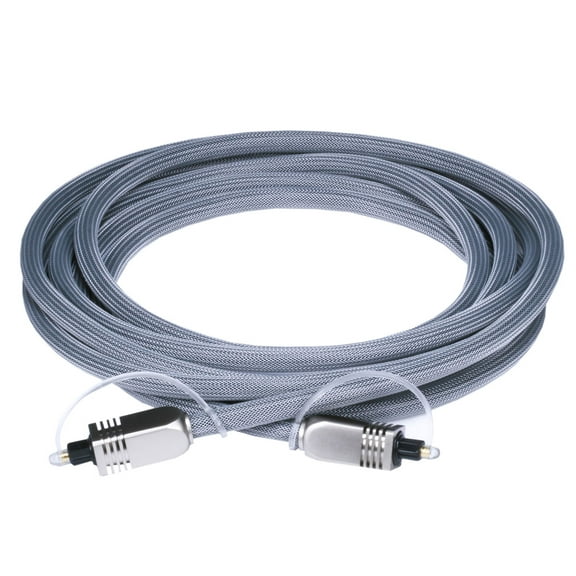 Monoprice 10ft Premium Optical Toslink Cable with Metal Fancy Connector 6270