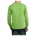 thumbnail image 2 of Yellow Rooster Men's Long Sleeve Core Cotton Tee Lime 2XL, 2 of 6