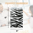 thumbnail image 2 of Novel Box 100 Pack Zebra Print 6x9" Paper Bags - Birthday, Gift, Party, Wedding & Shopping Bags, 2 of 7