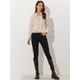 thumbnail image 3 of Chaqueta De Motociclista Con Bolsillos Planos Y Cuello Puntiagudo Casual Para Mujer Beige S, 3 of 5