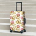 thumbnail image 6 of Rateoe Sunflowers Printed Luggage Cover, Suitcase Protector Fits 18-32 Inch Luggage-Large, 6 of 7
