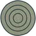thumbnail image 2 of SAFAVIEH Braided Tanisha Bordered Reversible Area Rug, Ivory/Dark Green, 5' x 5' Round, 2 of 7