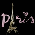 thumbnail image 2 of Sommers, Mindy 26x26 Black Ornate Wood Framed with Double Matting Museum Art Print Titled - Paris Love, 2 of 4