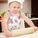 thumbnail image 5 of Tablier De Cuisine Pour Enfants (fond De Teint Crumble 49 * 45cm), Tablier Rglable Avec Poche Pour La Cuisine La Maison Salle Manger, Barbacoa, 5 of 5